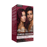 CRIMSON OBSESSION ORIGINAL COMPLETE KIT WITH BLEACH AND SEMI-PERMANENT HAIR COLOR