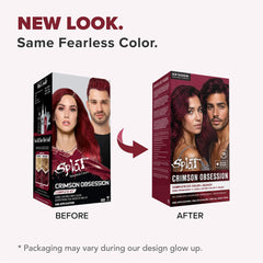 CRIMSON OBSESSION ORIGINAL COMPLETE KIT WITH BLEACH AND SEMI-PERMANENT HAIR COLOR