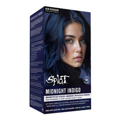 Midnight Indigo No Bleach Purple Semi-Permanent Hair Dye Kit Midnight Indigo No Bleach Purple Semi-Permanent Hair Dye Kit