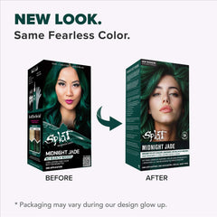 Midnight Jade No Bleach Green Semi-Permanent Hair Dye Kit Midnight Jade No Bleach Green Semi-Permanent Hair Dye Kit