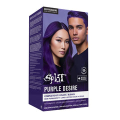 Purple Desire Original Complete Kit with Bleach and Semi-Permanent Hair Color