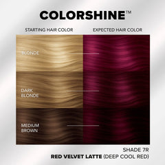 ColorShine: 7R Red Velvet Latte Demi-Permanent Hair Color