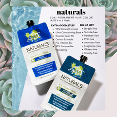 Naturals: Vegan Semi-Permanent Hair Dyes - Navy Blue Naturals: Vegan Semi-Permanent Hair Dyes - Navy Blue