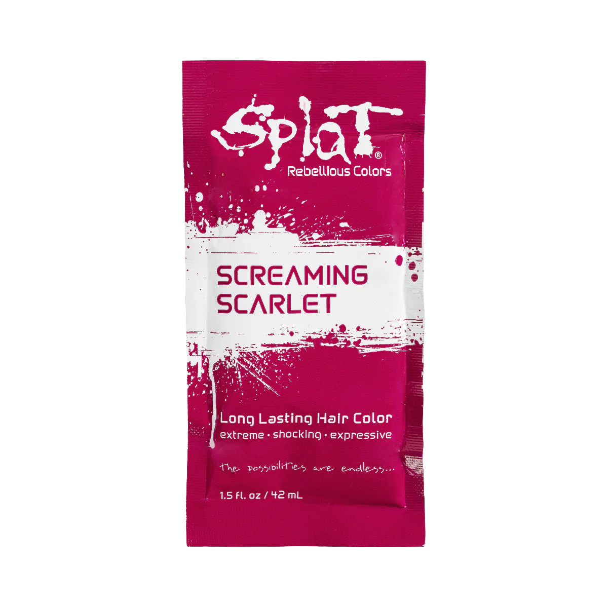 Singles Screaming Scarlet: Scarlet Red Semi-Permanent Liquid Hair Dye Singles Screaming Scarlet: Scarlet Red Semi-Permanent Liquid Hair Dye