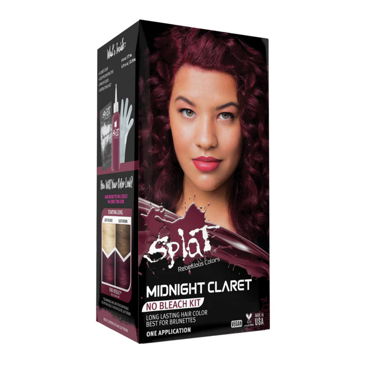 Midnight Claret No Bleach Burgundy (Claret) Semi-Permanent Hair Dye Kit Midnight Claret No Bleach Burgundy (Claret) Semi-Permanent Hair Dye Kit