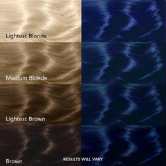 Midnight Azure No Bleach Blue Semi-Permanent Hair Dye Kit Midnight Azure No Bleach Blue Semi-Permanent Hair Dye Kit