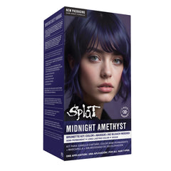 Midnight Amethyst No Bleach Purple Semi-Permanent Hair Dye Kit Midnight Amethyst No Bleach Purple Semi-Permanent Hair Dye Kit