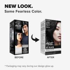 Jet Black Bold Permanent Hair Color
