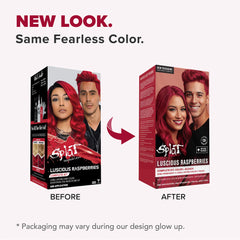 LUSCIOUS RASPBERRIES ORIGINAL COMPLETE KIT WITH BLEACH AND SEMI-PERMANENT HAIR COLOR