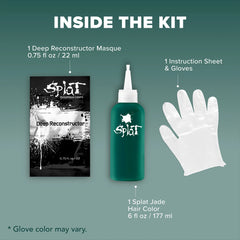 Midnight Jade No Bleach Green Semi-Permanent Hair Dye Kit Midnight Jade No Bleach Green Semi-Permanent Hair Dye Kit