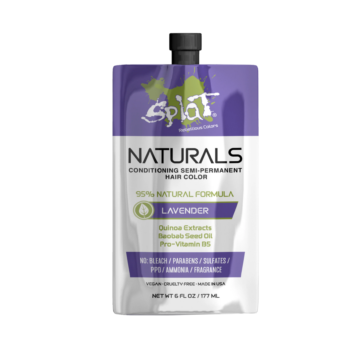 Naturals: Vegan Semi-Permanent Hair Dyes - Lavender Naturals: Vegan Semi-Permanent Hair Dyes - Lavender