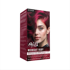 Midnight Ruby No Bleach Dark Red Semi-Permanent Hair Dye Kit Midnight Ruby No Bleach Dark Red Semi-Permanent Hair Dye Kit