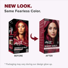 Midnight Scarlet No Bleach Red Semi-Permanent Hair Dye Kit Midnight Scarlet No Bleach Red Semi-Permanent Hair Dye Kit