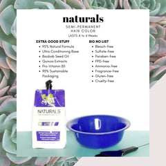 Naturals: Vegan Semi-Permanent Hair Dyes - Lavender Naturals: Vegan Semi-Permanent Hair Dyes - Lavender