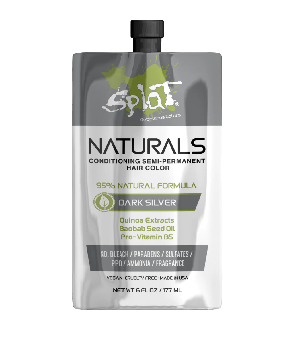 Naturals: Vegan Semi-Permanent Hair Dyes - Dark Silver Naturals: Vegan Semi-Permanent Hair Dyes - Dark Silver